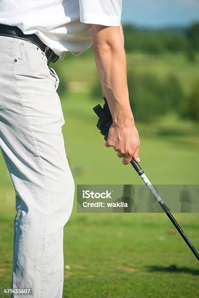 Golf Accidente Cerebrovascular Vertical Foto de stock y más banco de imágenes de Aferrarse - Aferrarse, Golf, Jugar