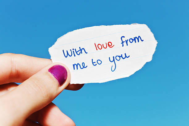 istock With love from me to you says cute hand-drawn message 471436219