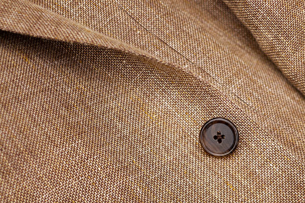istock Mens brown wool blazer detail 471436577