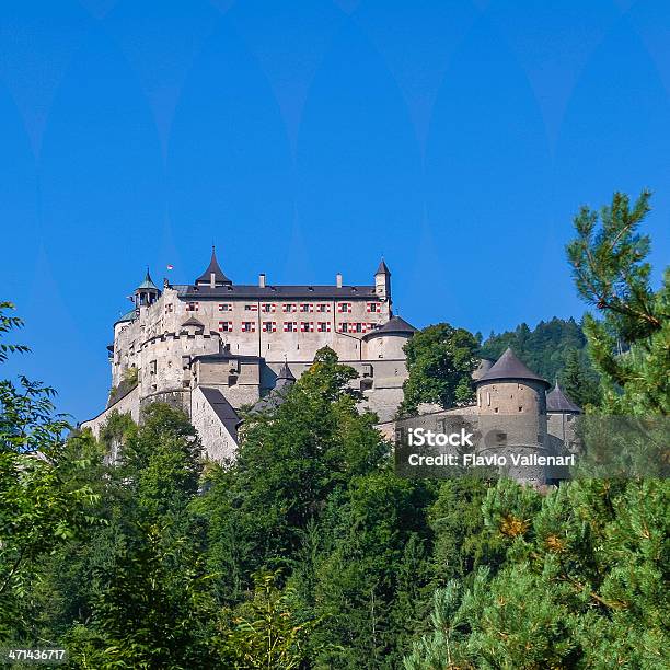 Castillo Hohenwerfen Werfen Foto de stock y más banco de imágenes de Aire libre - Aire libre, Arquitectura, Austria