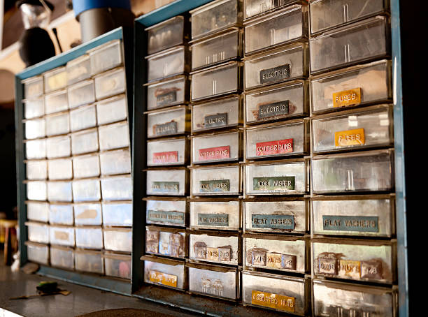 istock Old Tool Chest in Repairman's Shop 471437901
