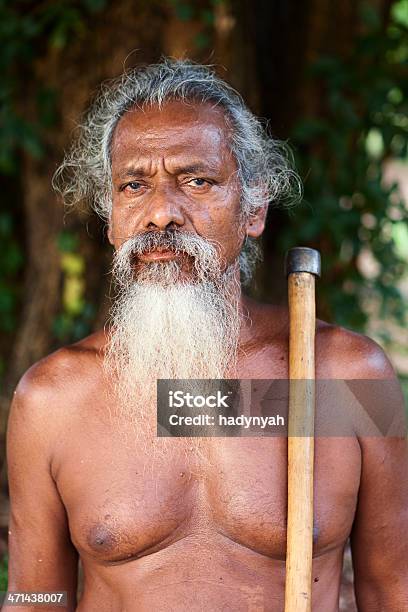 The Head Of Veddah Tribe Sri Lanka Stock Photo - Download Image Now - Chief - Leader, Indian Ethnicity, Active Lifestyle