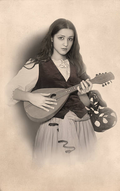 istock Art Nouveau Portrait.Gipsy 471438965
