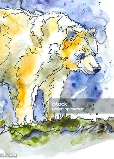 Spirit Bear Stock Illustration - Download Image Now - Indigenous North American Culture, White Kermode Bear, American Black Bear