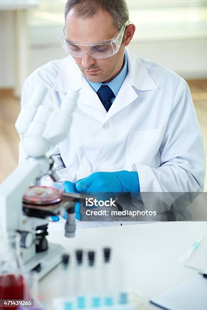 Biochemist In Laboratory Stock Photo - Download Image Now - 20-24 Years, Adult, Adult Student