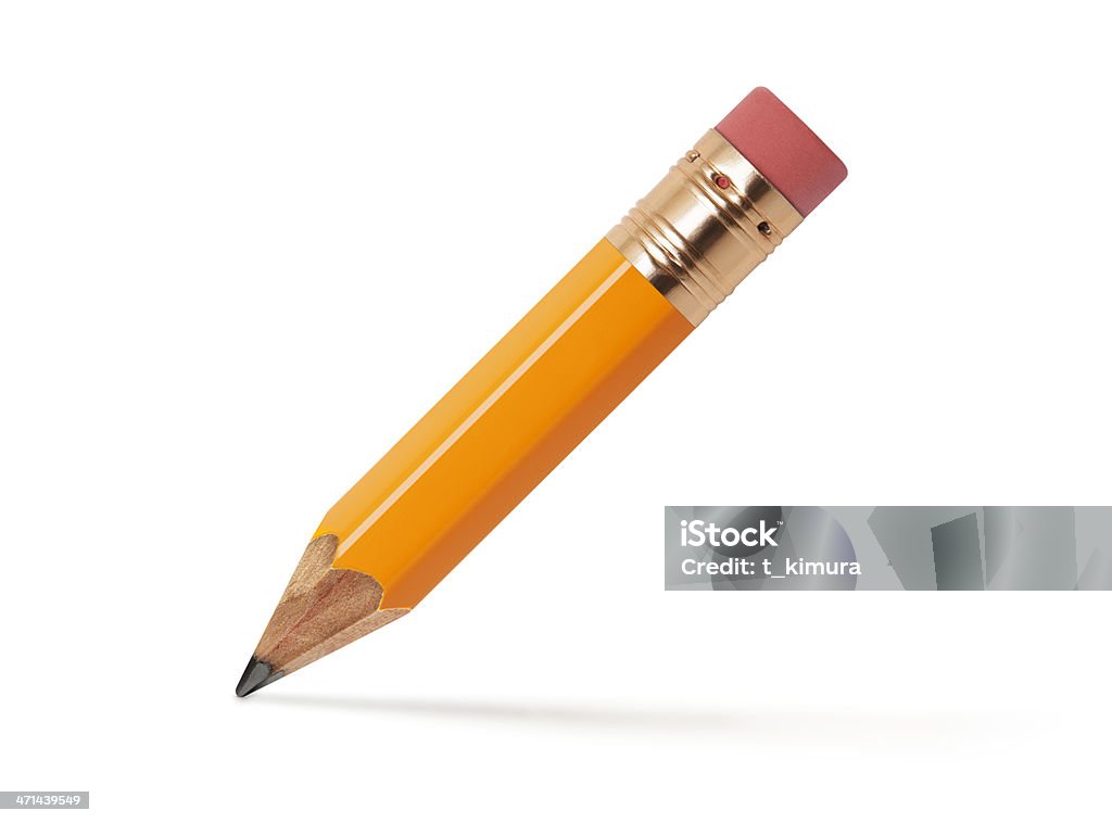 Pencil Pencil icon. Objects with Clipping Paths. Pencil Stock Photo