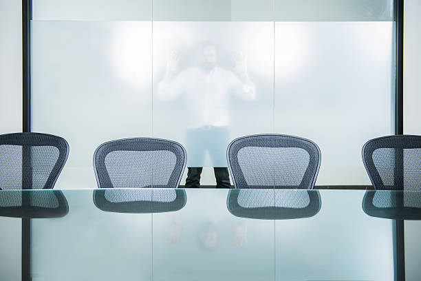 istock Office Conference Room With Businessman Loooking In 471440672