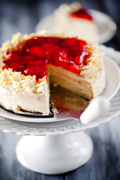 istock Fresh Strawberry Cake with jelly 471441545