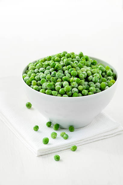 istock Frozen green peas in bowl 471441571