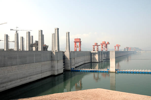 istock Three Gorges Dam on Yangtze River - China 471442397