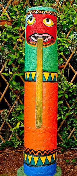istock The Colorful of  totem pole 471443005