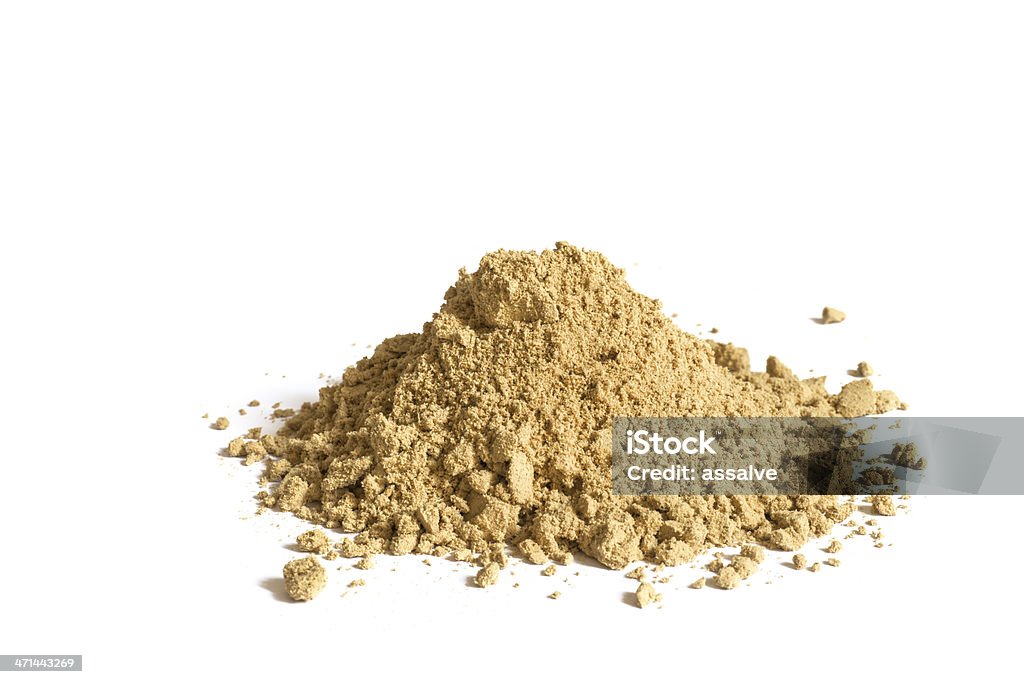 cardamom spice heap cardamom spice heap, in fact it could also be ginger powder because of the same color Ground - Culinary Stock Photo