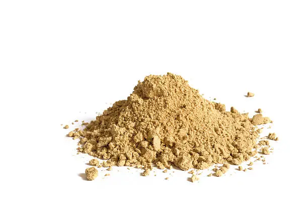 cardamom spice heap, in fact it could also be ginger powder because of the same color