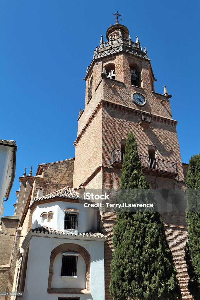 Iglesia De Santa Maria La Mayor, Ronda, Espagne - Photo de Al-Andalus libre de droits