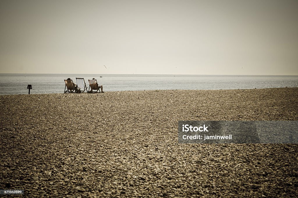 cool relaksującej plaży Scena - Zbiór zdjęć royalty-free (Natura)