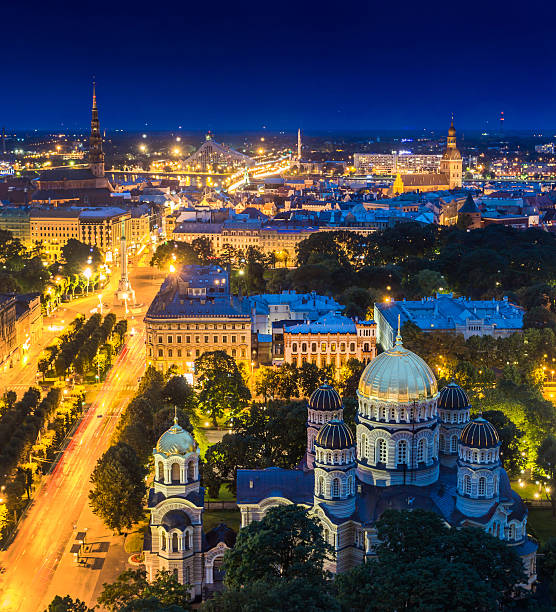 istock Panorama of Riga city. Latvia 471444374