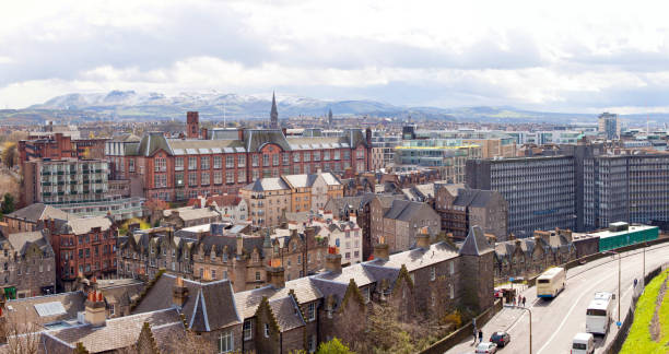 istock Panorama of Edinburgh Skylines Scotland 471444535