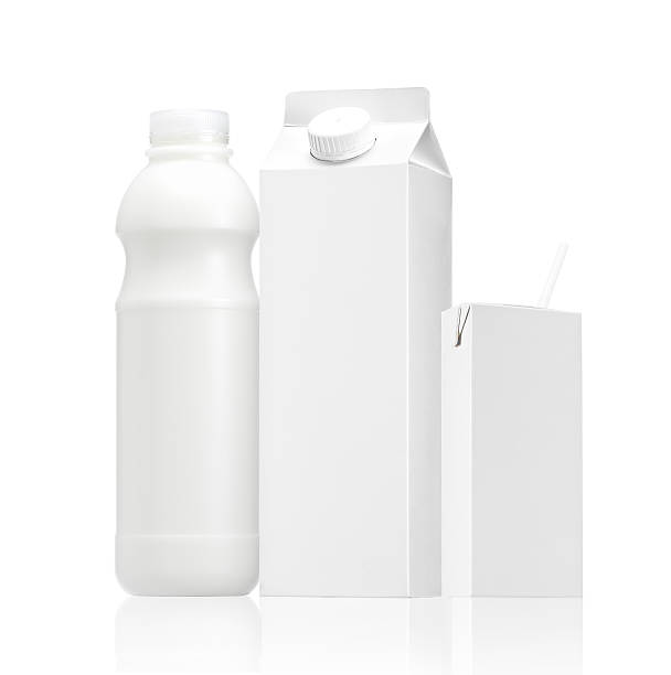 istock mix of Milk or juice blank pack 471445201