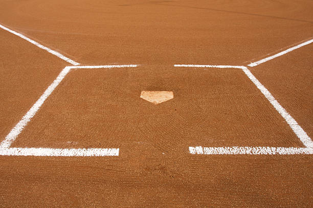 istock Baseball Field at Home Plate 471445605