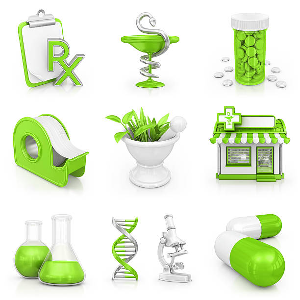pharmacy icons http://www.pagadesign.net/alphamap.jpg pharma herbal medicine pill medicine stock pictures, royalty-free photos & images