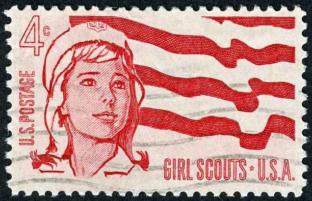 istock Girl Scouts Stamp 471446581