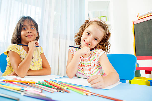 istock Children Coloring and Drawing. 471446805