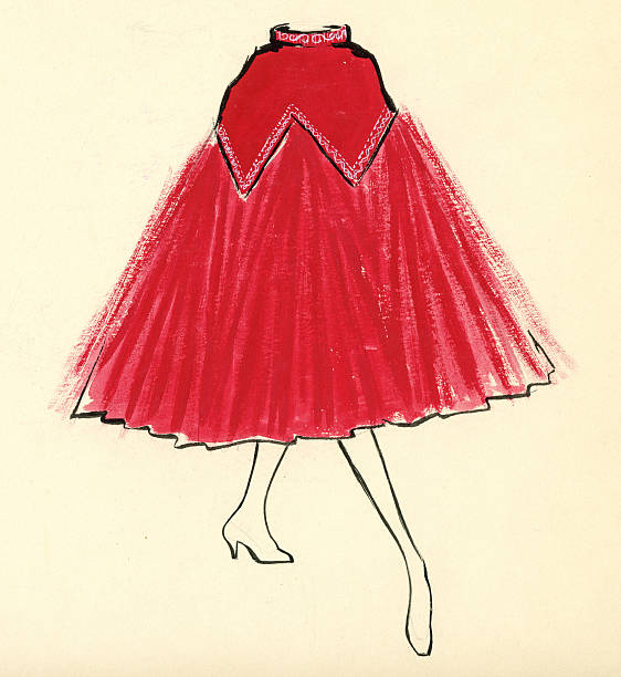 istock Sketch of a woman skirt 471446987