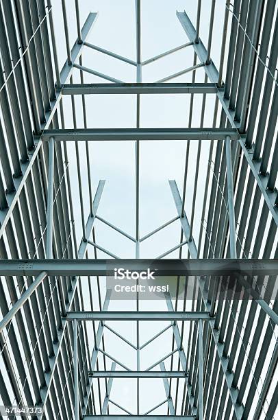 Steel Construction Frame Stock Photo - Download Image Now - Business, Construction Frame, Construction Industry