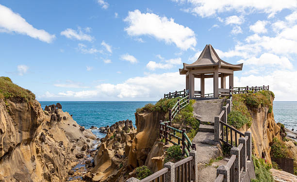 The taiwanese pavilion on beach