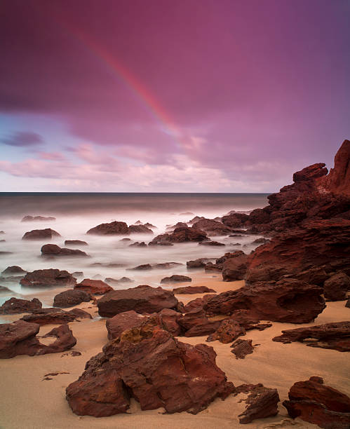 Coastal Rainbow stock photo