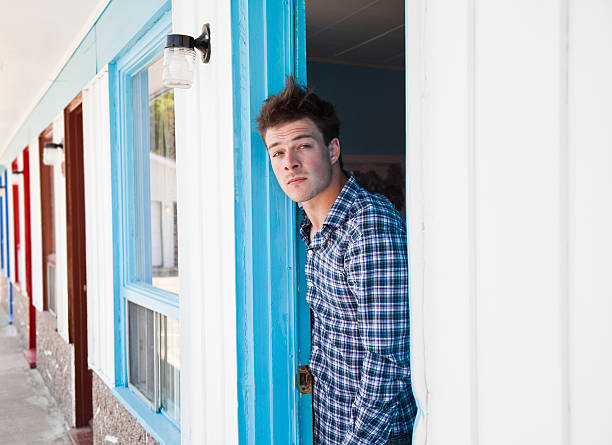 istock Buisness man waking up in a weird place 471448935