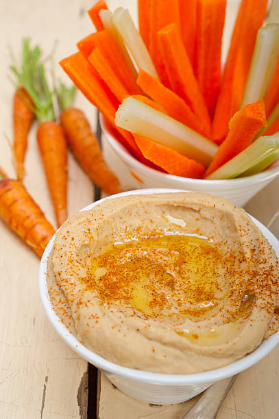 istock fresh hummus dip with raw carrot and celery 471448974