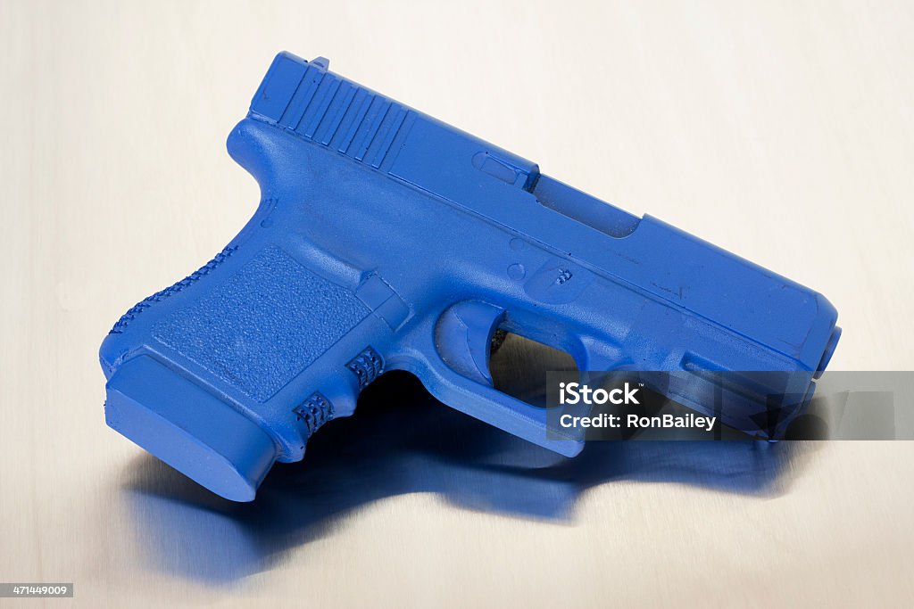 Blue Gun Blue Training Gun Stock Photo - Download Image Now - Blue, Color Image ...