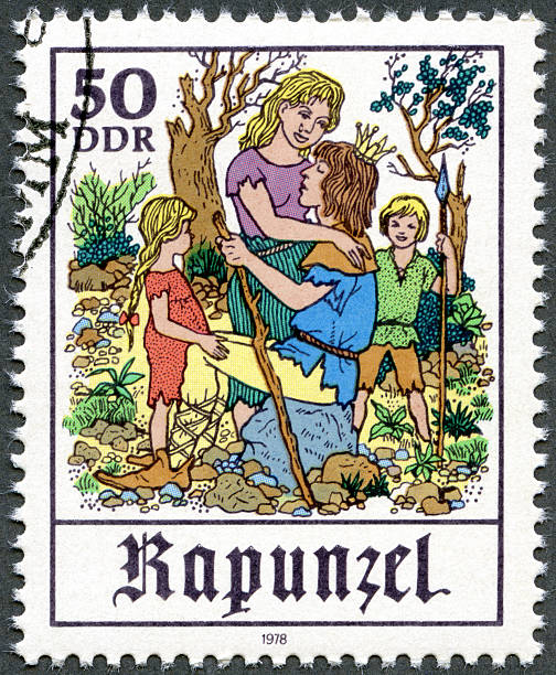 istock Postage stamp Germany 1978 Scene from fairy tale 