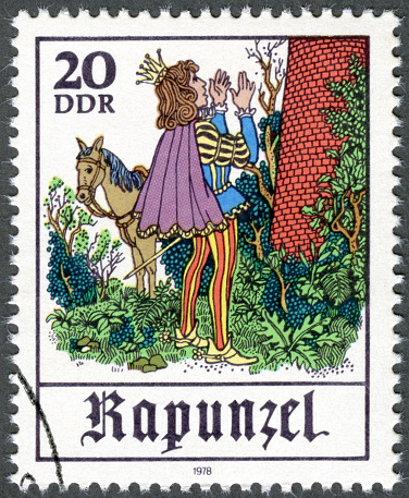 GERMANY 1978 stamp printed in Germany shows Scene from fairy tale \