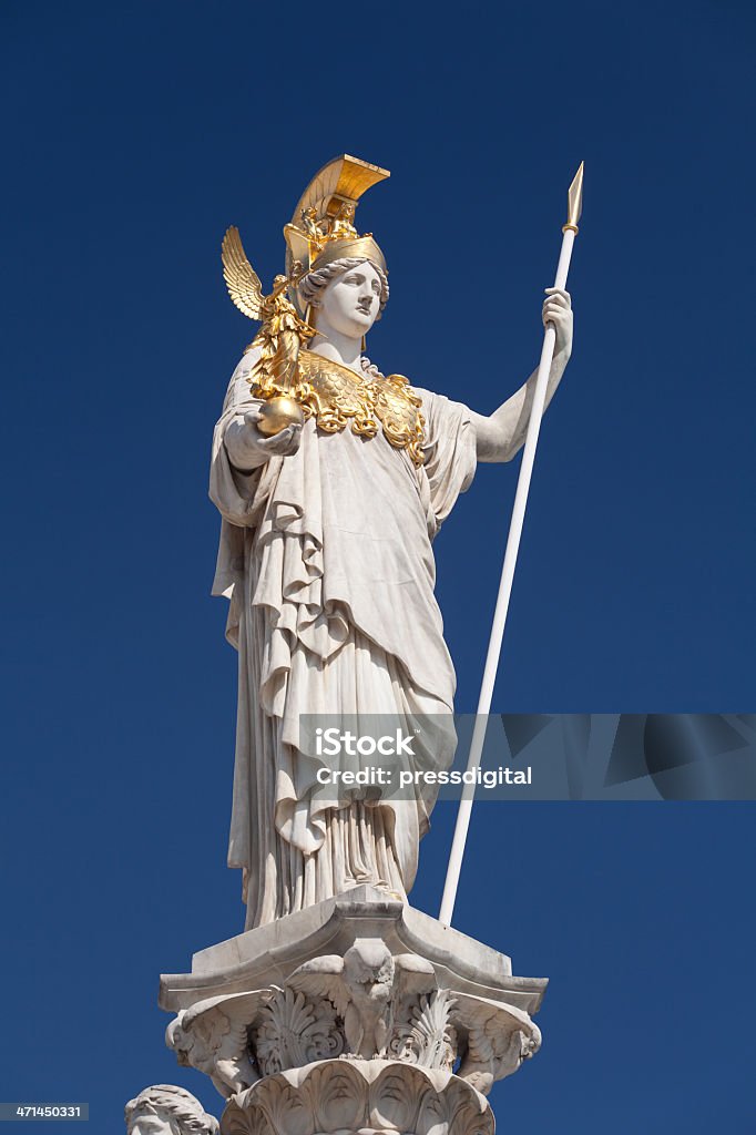Athéna, déesse de la mythologie grecque - Photo de Architecture libre de droits