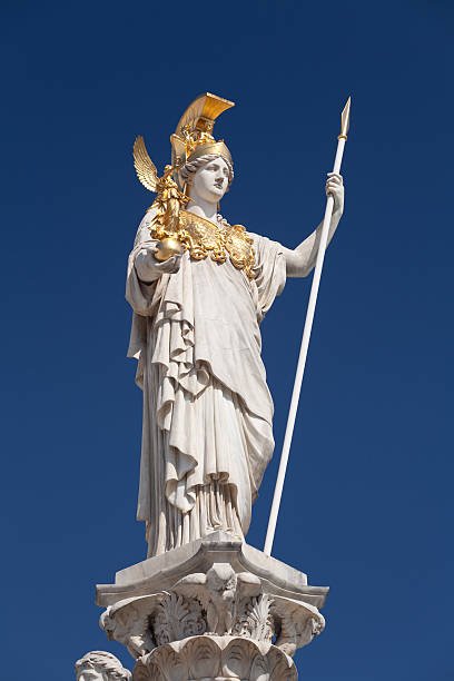 istock Athena, goddess of greek mythology 471450331