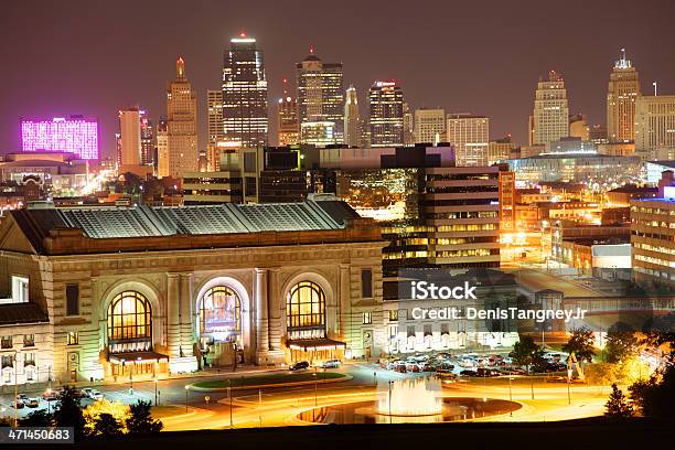 Kansas City Missouri - Fotografie stock e altre immagini di Kansas City - Missouri - Kansas City - Missouri, Orizzonte urbano, Centro della città