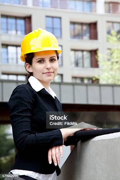 Female Construction Engineer Stock Photo - Download Image Now - Adult, Architect, Built Structure