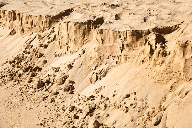 detalle de la playa de arena - mahaulepu beach fotografías e imágenes de stock