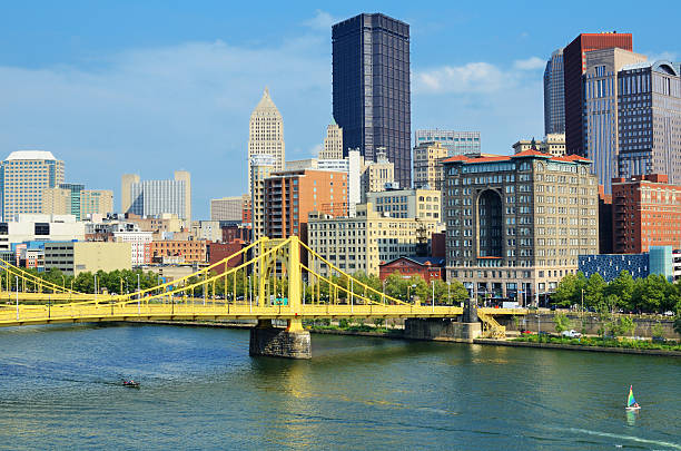 istock Downtown Pittsburgh Skyline and Bridge 471452223