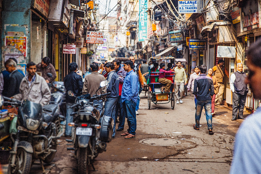 Old Delhi Street Scene.