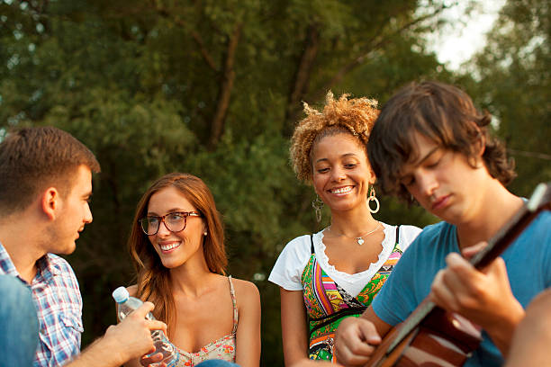 istock Young Happy Couples Having Fun Outdoors 471452789