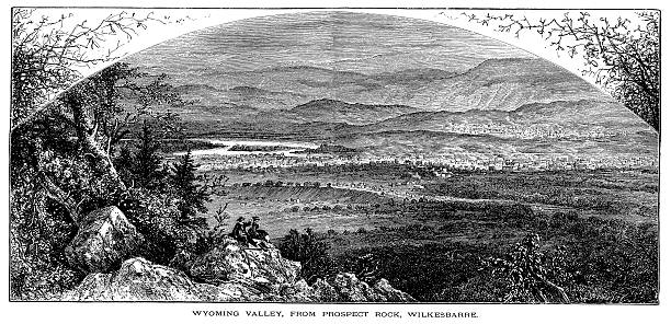 istock Wyoming Valley, Pennsylvania | Historic American Illustrations 471453349