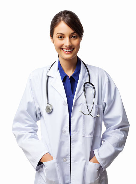 istock Female doctor in lab coat 471453701