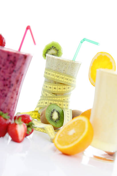 istock Fruits Smoothies, Close-up - with Tape Measure 471455159