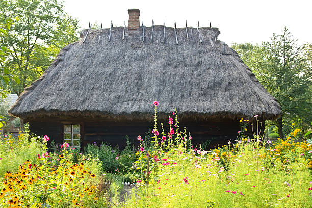 The village is a collection of more than 20 buildings from the 19th century that have been moved from their original location to the location in Odense giving the impression of a complete village from the time.