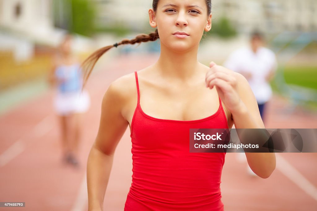 Fille de Running - Photo de 16-17 ans libre de droits