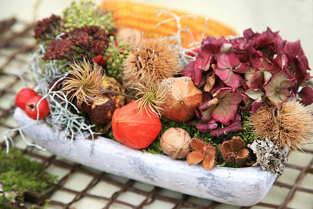 istock Autumnal floral arrangement 471455947