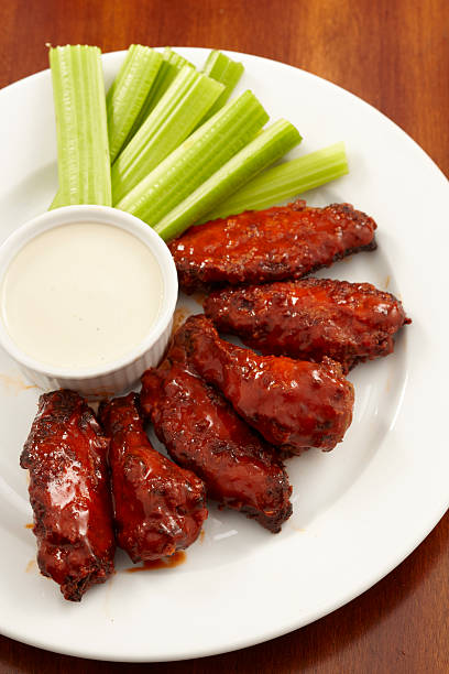 Buffalo Chicken Wings stock photo